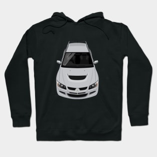 Lancer Evolution VIII Evo 8 2003-2005 - Silver Hoodie